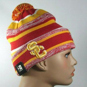 NEW ERA SPORT SOUTH CAROLINA CARDINALS KNIT NFL WINTER BEANIE POM CAP OS